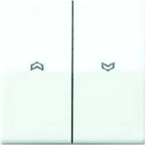 Jung AS591-5PWW Knop Inzetstuk 1-voudig Alpine-wit