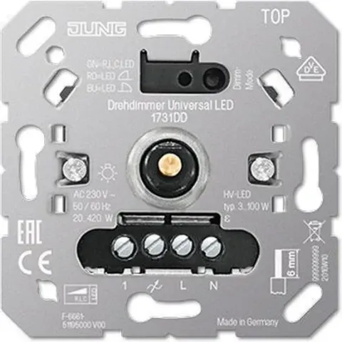 Jung LED draaidimmer universeel 1731DD