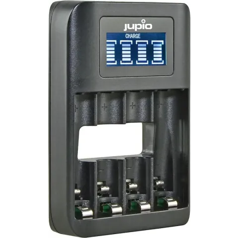 Jupio USB 4-slots Battery Fast Charger LCD