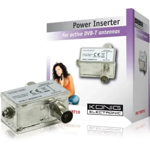 K\xf6nig DVB-T INSERT10 Professionele power inserter