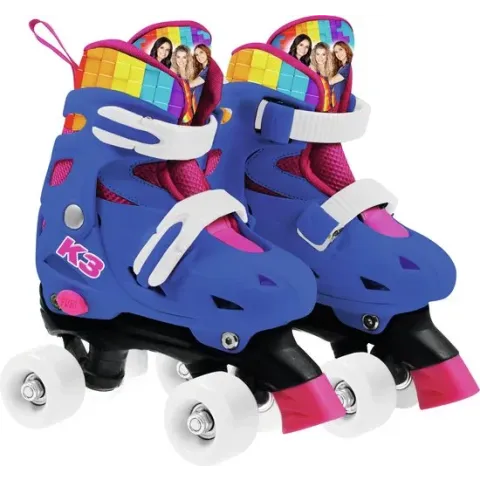 K3 rolschaatsen maat 26/29 - regenboog - met verstelbare schoen