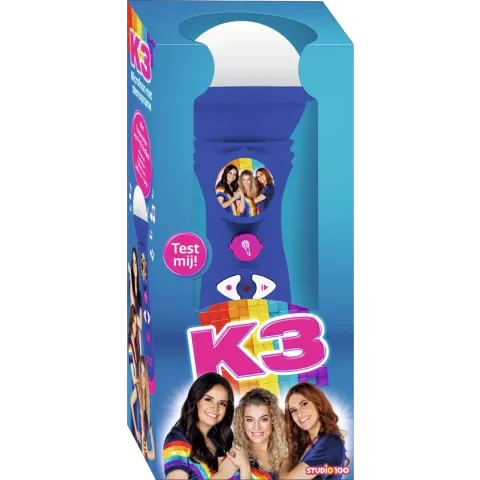 K3 speelgoedmicrofoon - microfoon met stemopname - incl. batterijen