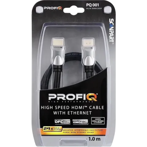kabel HDMI High Speed ethernet 1.4b 1,0m