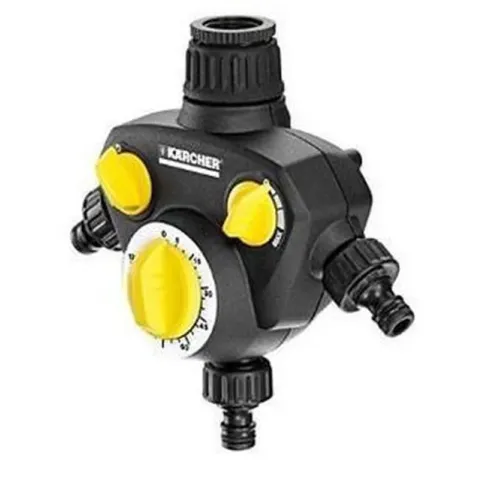 Kärcher WT 2 Watertimer - 3-weg verdeler - met timer - incl. kraanaansluiting