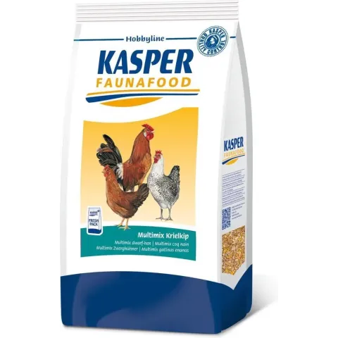 Kasper Faunafood Hobbyline Multimix Krielkip - Kippenvoer - 4 kg
