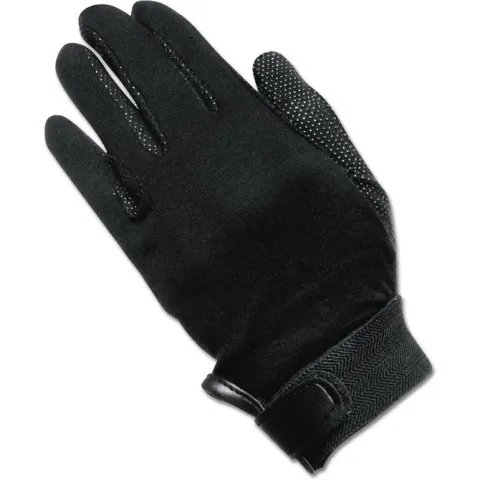 Katoenen handschoenen XS zwart basic