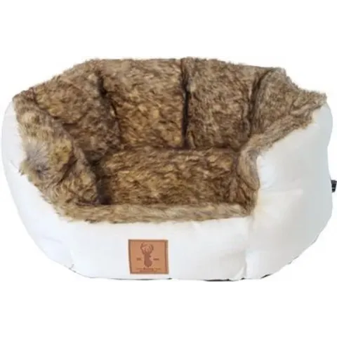 Kattenmand - hondenmand Boony mand "Est 1941" grizzly brown 50 cm