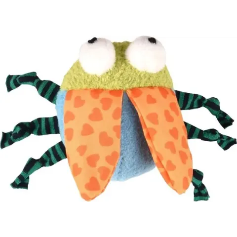 Kattenspeelgoed yowly kever multi 13 cm Flamingo