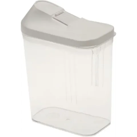 Keeeper Strooibus 0,75L 10,5x5,5x17cm wit/transparant