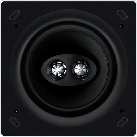 KEF Ci160CSds Zwart, Wit luidspreker