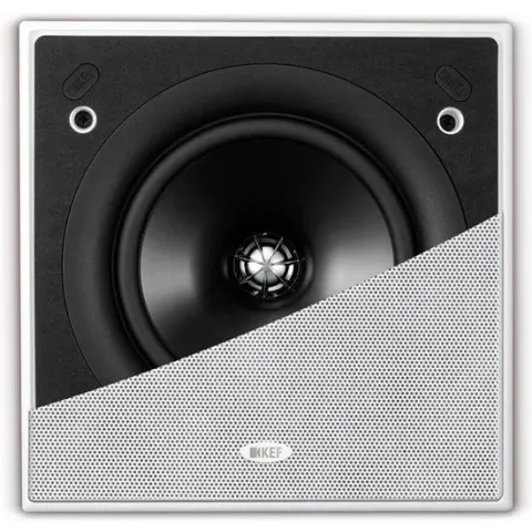 Kef Ci160QS inbouwluidspreker vierkant (wit)