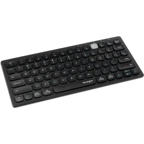 Kensington Multi-Device Draadloos Compact Toetsenbord voor Meerdere Apparaten -  Multimediasneltoetsen - Inclusief Batterijen - Zwart