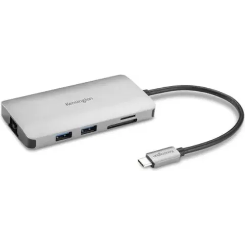 Kensington UH1400P USB-C 8-in-1 Driverless Docking Station - Zilver