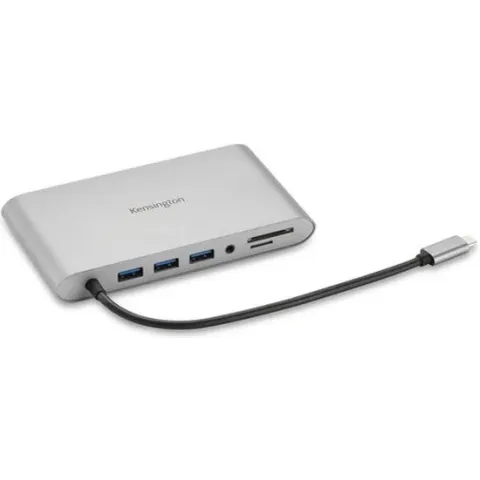 Kensington UH1440P  USB-C 5Gbps Dual Video Driverless Mobile Dock met 85W Power Delivery - Zilver