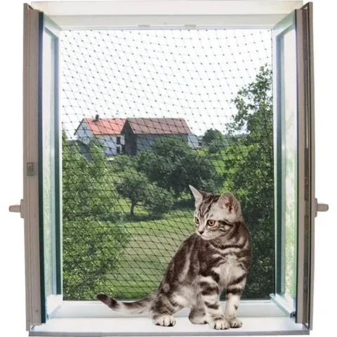 Kerbl Kattenbescherminsgaas - 6x3 M Transparant