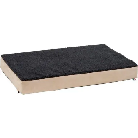 Kerbl Memory- foam matras - 100 cm x 60 cm x 8 cm - beige/grijs