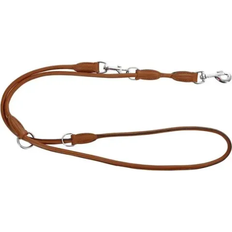 Kerbl Politielijn Roma 2 m leer bruin 81098