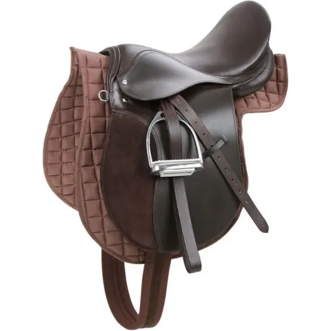 Kerbl Zadelset - De set voor beginners met een superprijs - Haflinger - 125 cm - 17,5 inch - bruin