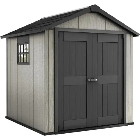 Keter Oakland 757 Tuinhuis - 229x223,5x242cm – Grijs