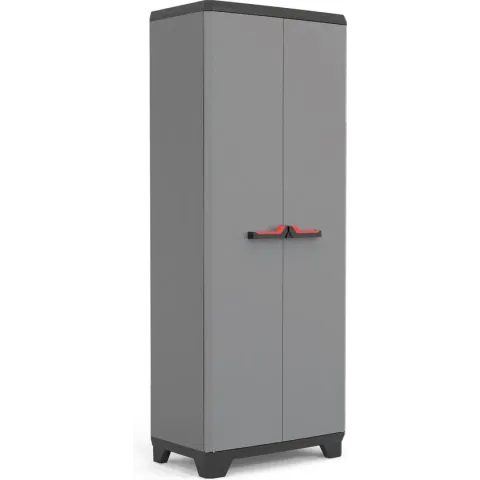 Keter Stilo Hoge Kast - 3  Planken - 68x39x173 cm - donker grijs/zwart