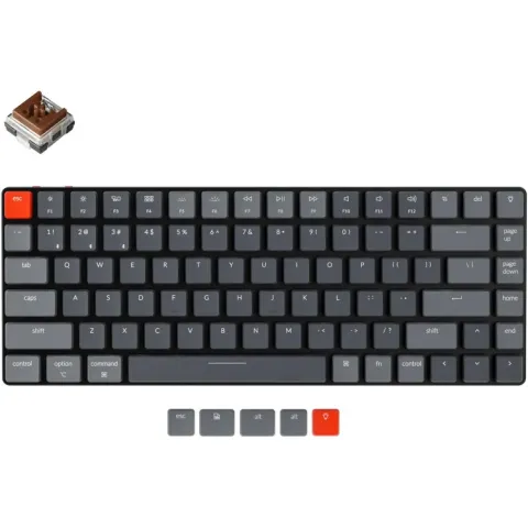 Keychron K3-E3 TKL, US lay-out, Low Profile Keychron Brown, RGB led, Hot swap, ABS, Bluetooth 5.1
