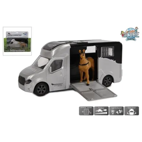 Kids Globe Anemone Paardentruck Licht Geluid 20cm inc Paard