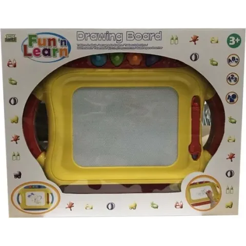 Kidz Corner Fun'n Learn Tekenbord met Pen en 4 Vormpjes