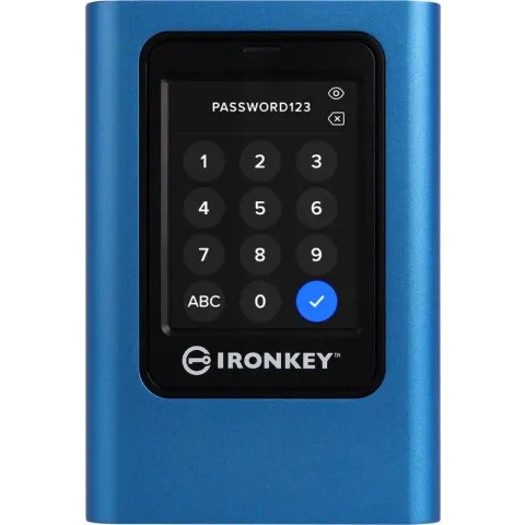 IronKey Vault Privacy 80 - Externe SSD 960GB - Blauw