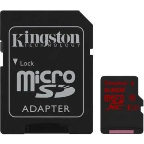 Kingston Technology Canvas Go! Plus flashgeheugen 64 GB MicroSD Klasse 10 UHS-I