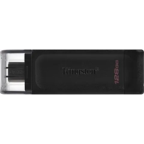 Kingston Technology DataTraveler 70 USB flash drive 128 GB USB Type-C 3.2 Gen 1 (3.1 Gen 1) Zwart