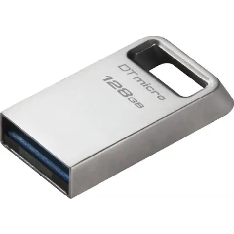 Kingston DataTraveler® Micro USB-stick 128 GB USB 3.2 Gen 1 Zilver DTMC3G2/128GB