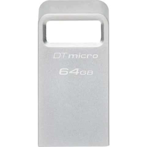 Kingston DataTraveler® Micro USB-stick 64 GB USB 3.2 Gen 1 Zilver DTMC3G2/64GB