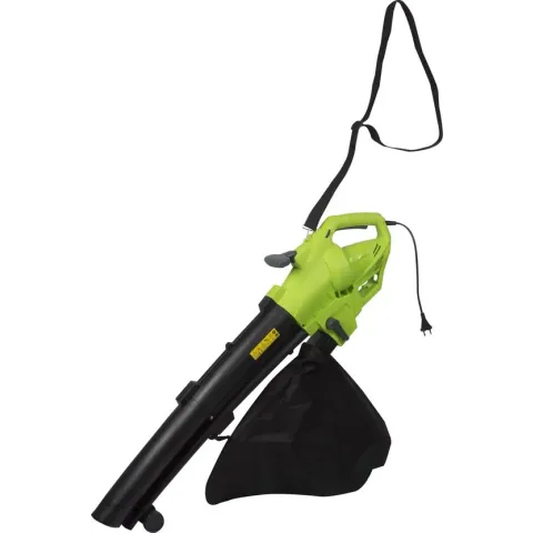 Kinzo Garden bladblazer - met opvangzak - 3000W - 3-in-1 - blazen, zuigen en mulchen