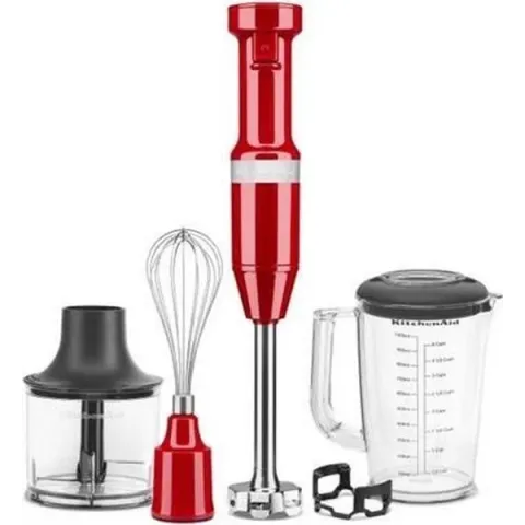 KitchenAid 5KHBV83 1 l Staafmixer 180 W Rood