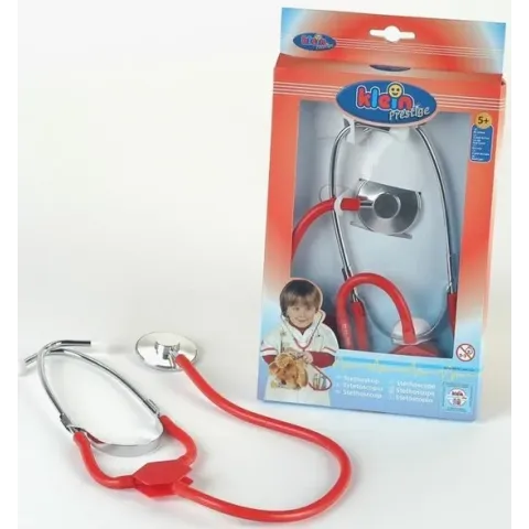 Klein Stethoscoop Metaal Rood