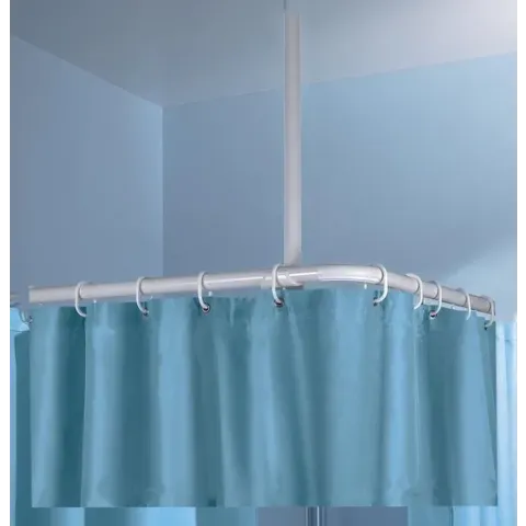 Kleine Wolke douche stang plafondsteun H60 cm, ø2,5 cm, chroom