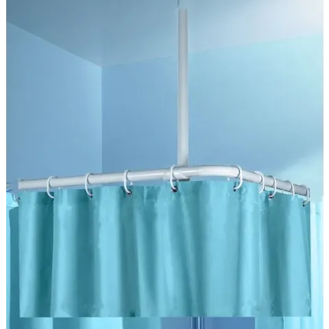 Kleine Wolke douche stang plafondsteun H60 cm, ø2,5 cm, wit