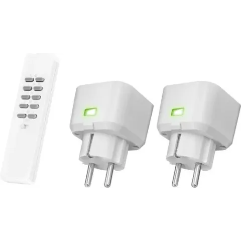 KlikAanKlikUit Startset - 2 Stopcontactdimmers met Afstandsbediening - ACC2-20R
