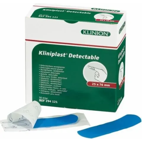Kliniplast Detect - Blauw - 50 stuks - Pleisters
