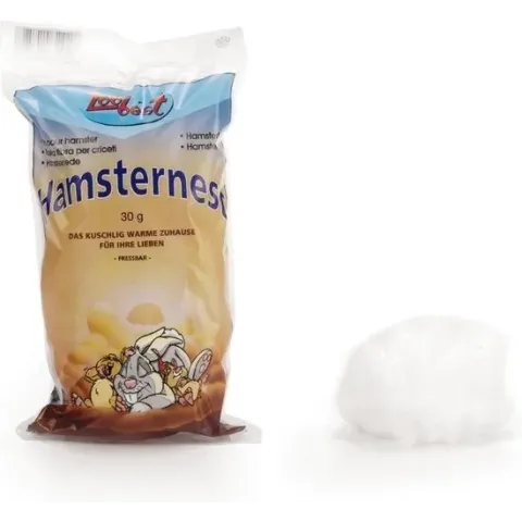 Knaagdierwatten eetbaar - Wit 30gr