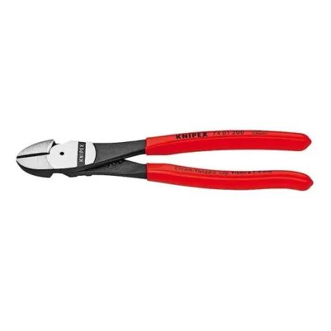 Knipex 74 01 180 Werkplaats Kracht-zijsnijtang Met facet 180 mm