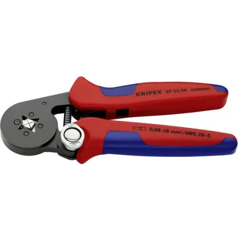 Knipex Krimptang Adereindhulzen9753-04 - 180mm - zijinvoer