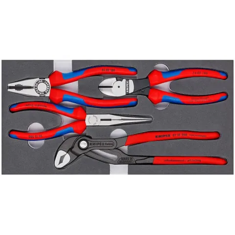 Knipex Tangen-Set Basic 00 20 01 V15 4-Delig