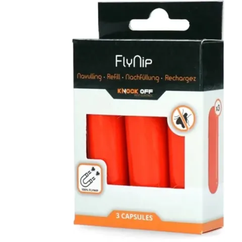 Knock Off FlyNip Refill – Navulling voor de FlyNip Vliegenval – Lokmiddel voor vliegen – Vliegenbestrijding – Trekt insecten en vliegen aan vanuit de wijde omtrek – Ideaal voor het weglokken van vliegen bij het terras