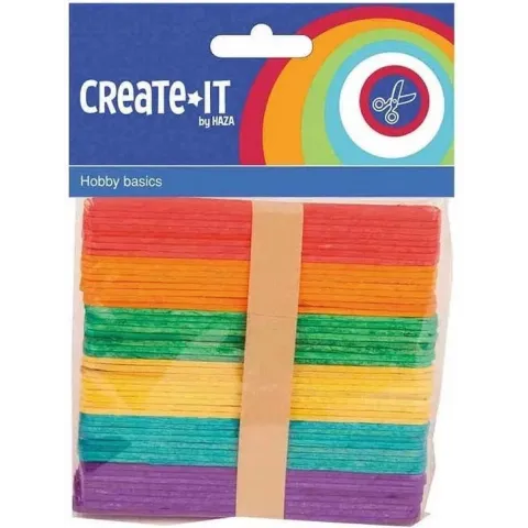 Knutselset Create It - Stokjes 50 Stuks