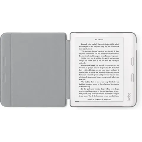 Kobo beschermhoes - Basic sleepcover voor Kobo Libra 2 - Grijs