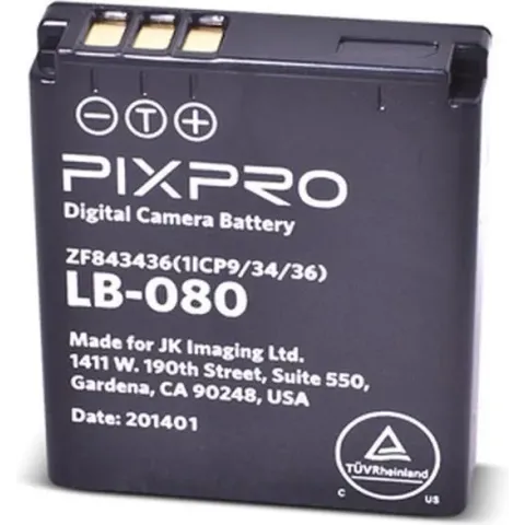Kodak LB-080 oplaadbare batterij/accu Lithium-Ion (Li-Ion) 1250 mAh 3,6 V