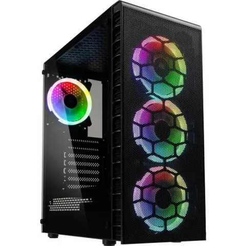 Kolink Observatory Lite Mesh Midi Tower Zwart
