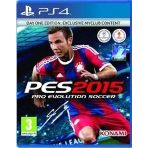 Konami Pro Evolution Soccer PES 2015 Day One Edition, PS4 Standard+DLC PlayStation 4