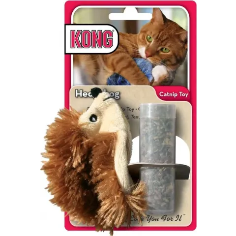 Kong Egel Met Catnip - Kattenspeelgoed - 10 cm
